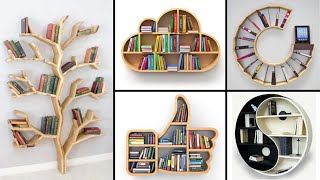 تصميمات جميله جداً لرف الكتب / رفوف جدران عصريه / Beautiful bookshelf designs