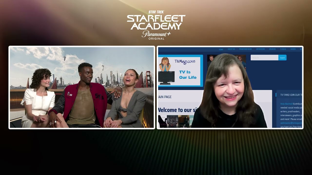 Interview w/ Bella Shepherd, Zoe Steiner, Karim Diane of "Star Trek: Starfleet Academy" 1/7/26