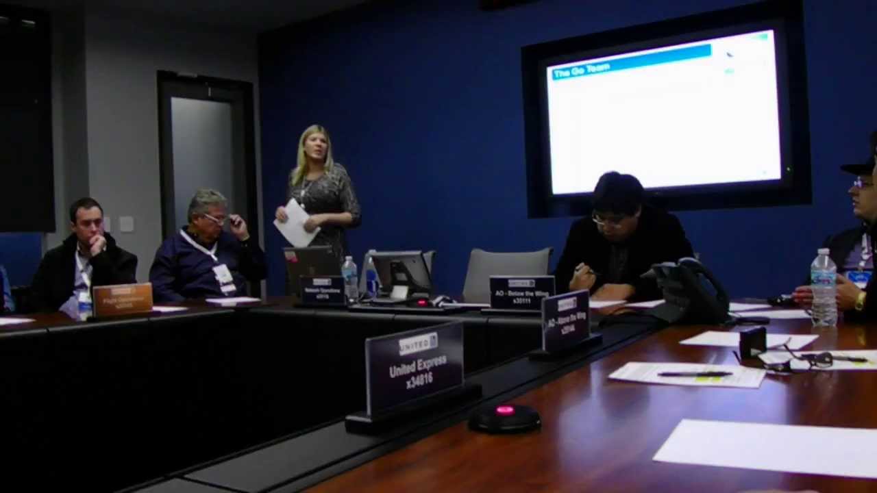 HD United Airlines Emergency Response Room Program At Headquarters 