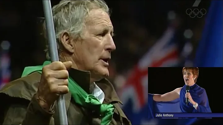 The Australian National Anthem - Sydney Olympic Ga...