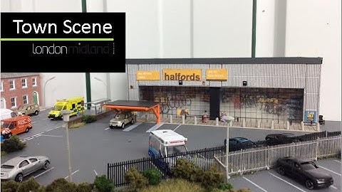 Great Deltan N Gauge - Creating the Town Scene