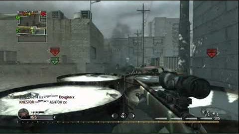 CoD4 Amazing no-scope on Vacant-Pro x D3M0Nz