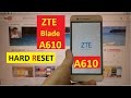 Hard reset ZTE A610 Сброс графического ключа zte blade a610