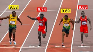 Every 100m World Lead Since 2008.