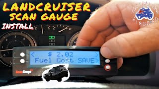 Toyota Landcruiser Scan Gauge Install