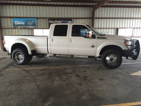 2011 Ford F350 Dually Super Duty Lariat Powerstroke Review Youtube