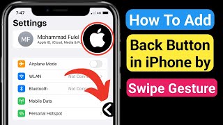 New! How to Add back Button in iPhone by Swipe Gesture screenshot 2