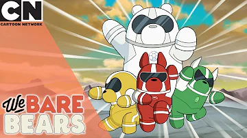 We Bare Bears | Ultra Baby Bears Assemble | Cartoon Network UK 🇬🇧