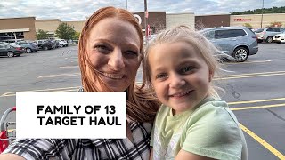 FAMILY OF 13 TARGET HAUL *SCHOOL SUPPLIES & HALLOWEEN*