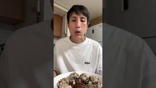 오늘의 저녁 메뉴는 주먹밥 소고기 #주먹밥 #저녁 #먹방쇼츠