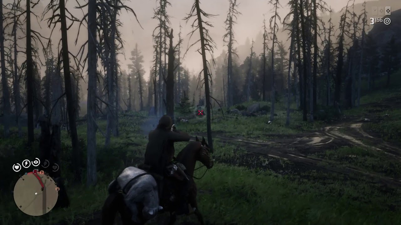 Red Dead Redemption 2 Large Wolf Attack - YouTube