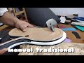 Making sandals manually and traditionally