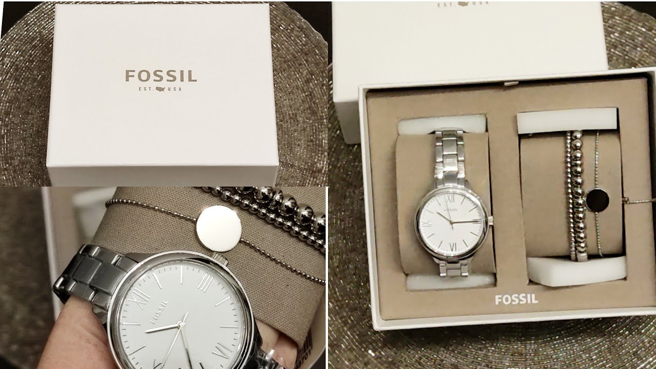 Fossil BQ3542SET Damenuhr Suitor 