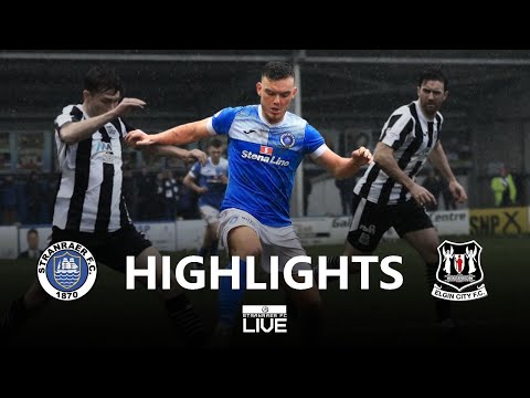 Stranraer Elgin Goals And Highlights