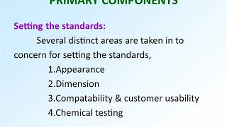 QC of Packaging Materials