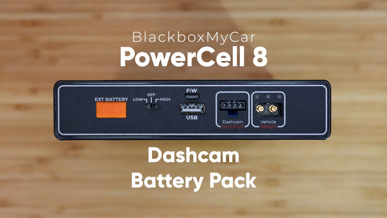 DASH CAM PARKING MODE WITHOUT HARDWIRE USING BATTERY PACK 