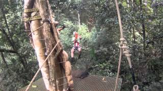 Ziplining Belize March 2015