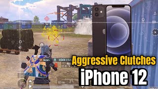 AGGRESSIVE SQUAD WIPES | IPHONE 12 SMOOTH + EXTREME PUBG / BGMI TEST 2023