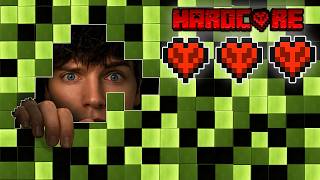 I Built The BIGGEST Survival BUSH In Minecraft Hardcore..