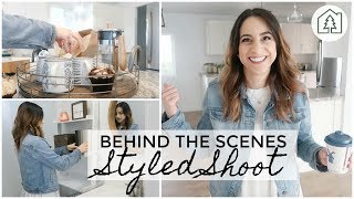 INDUSTRIAL FARMHOUSE MOBILE HOME RENOVATION | STYLED SHOOT BEHIND THE SCENES VLOG