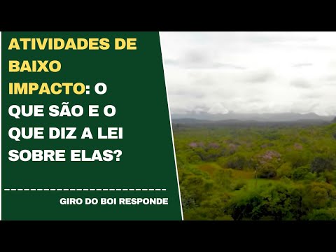 ATIVIDADES DE BAIXO IMPACTO: O QUE SÃO E O QUE DIZ A LEI SOBRE ELA?