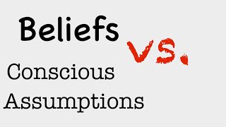 Beliefs or Conscious Assumptions? 11-21 @tex21122002