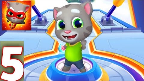 Talking Tom Hero Dash Walkthrough Gameplay Part 5 - Super Tom (iOS, Android)