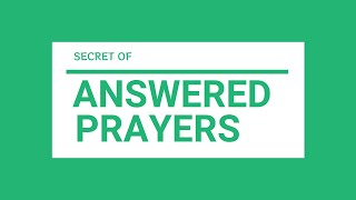 Secret of Answered Prayers | Pastor Segun Babatunde [PSB]  #prayer #jesus #service #worship