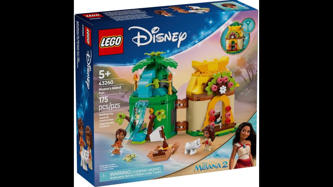 準備㊥ LEGO Instructions | Disney | 43260 | Moana's Island Fun | Moana 2
