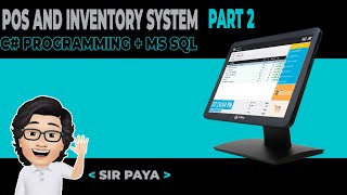 POS  And Inventory System Tutorial Part 2: Connect To Sql Server Database | Sir Paya