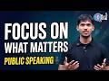 Focus on What Matters | Book summary Speech#rioeleducation #careergrowth