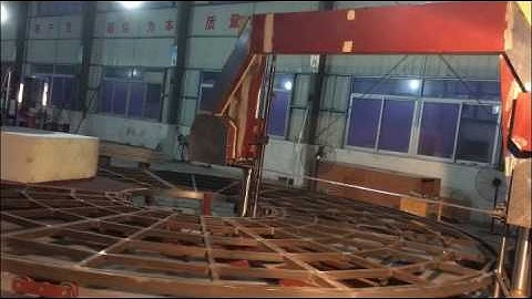 SR HC02    Test  Run --- Horizontal Circle Sponge Cutting Machine