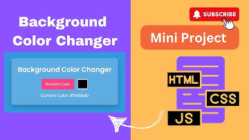 Background Color Changer using HTML, CSS & JavaScript | Interactive Theme Changer Tutorial