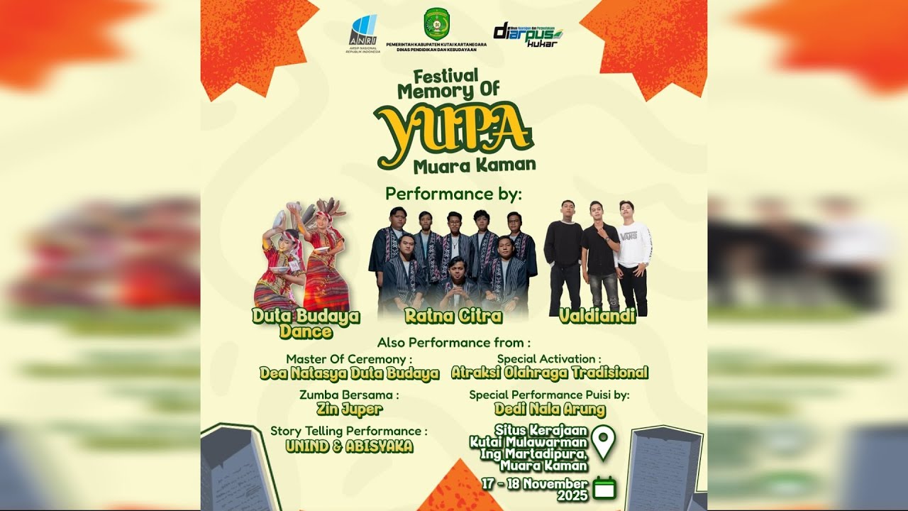 Pembukaan Festival Memory of Yupa Muara Kaman