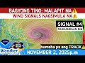 Bagyong Tino Approaching: Signal #1 Issued ⚠️ Weather Update for November 2, 2025