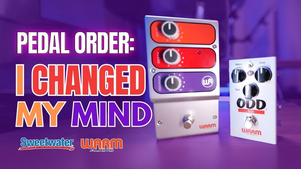 PHASER OVERDRIVE Pedal order! Warm Audio ODD + Mutation Phasor YouTube
