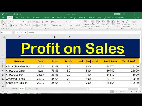 Video: How To Calculate Sales Profit