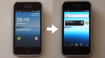 What if an iPhone 3G runs Android?