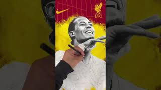 The making off Virgil van Dijk's hand painted LFC shirt by MurWalls.