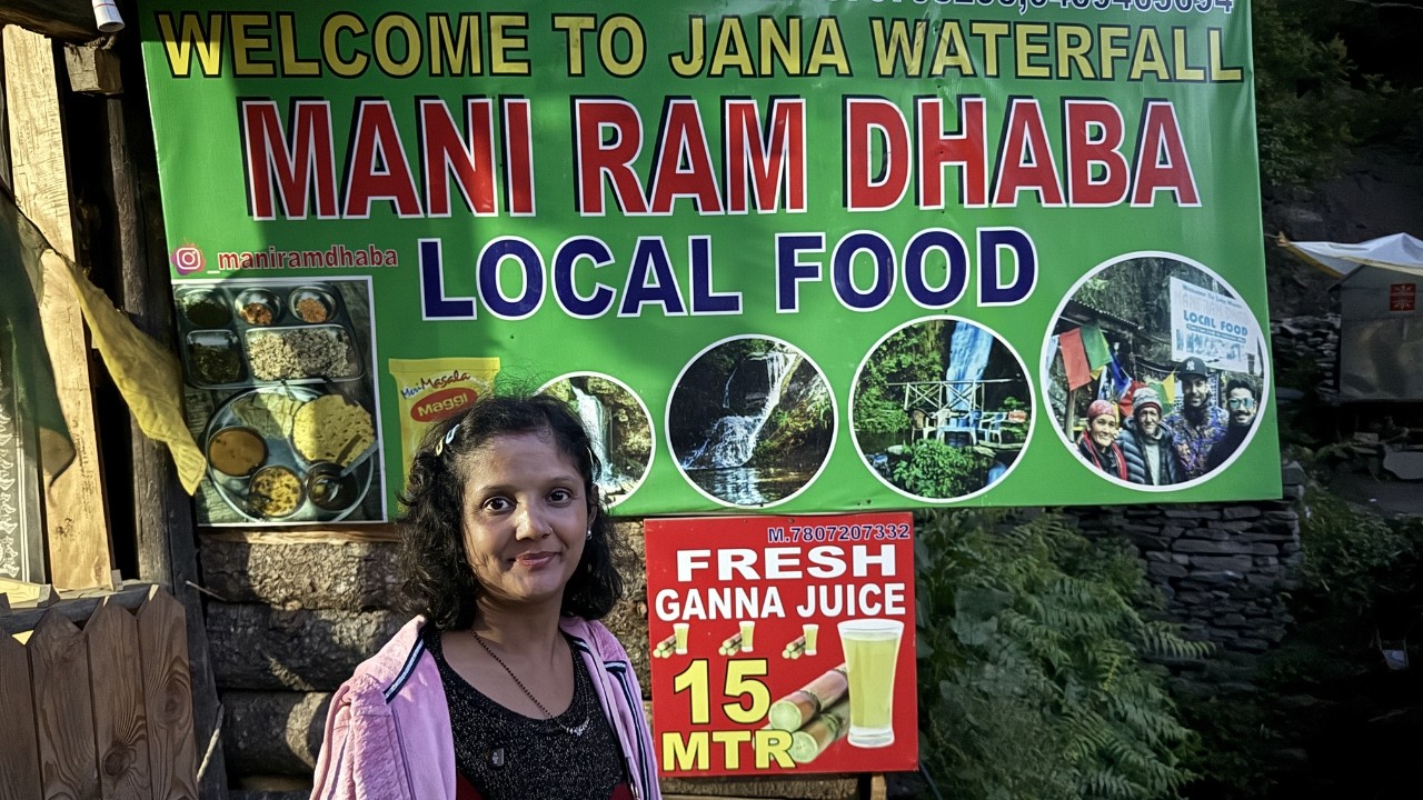 Taste of Himachal: Authentic Thali at Maniram Dhaba 🍴 + Hidden Gem Jana Waterfall 🌊KULLU MANALI