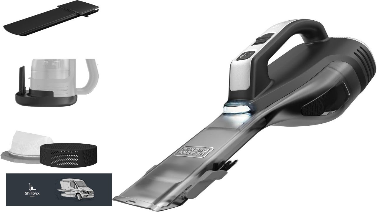 BLACK+DECKER dustbuster reveal Handheld Vacuum Cordless Car Vacuum Portable Cordless LED