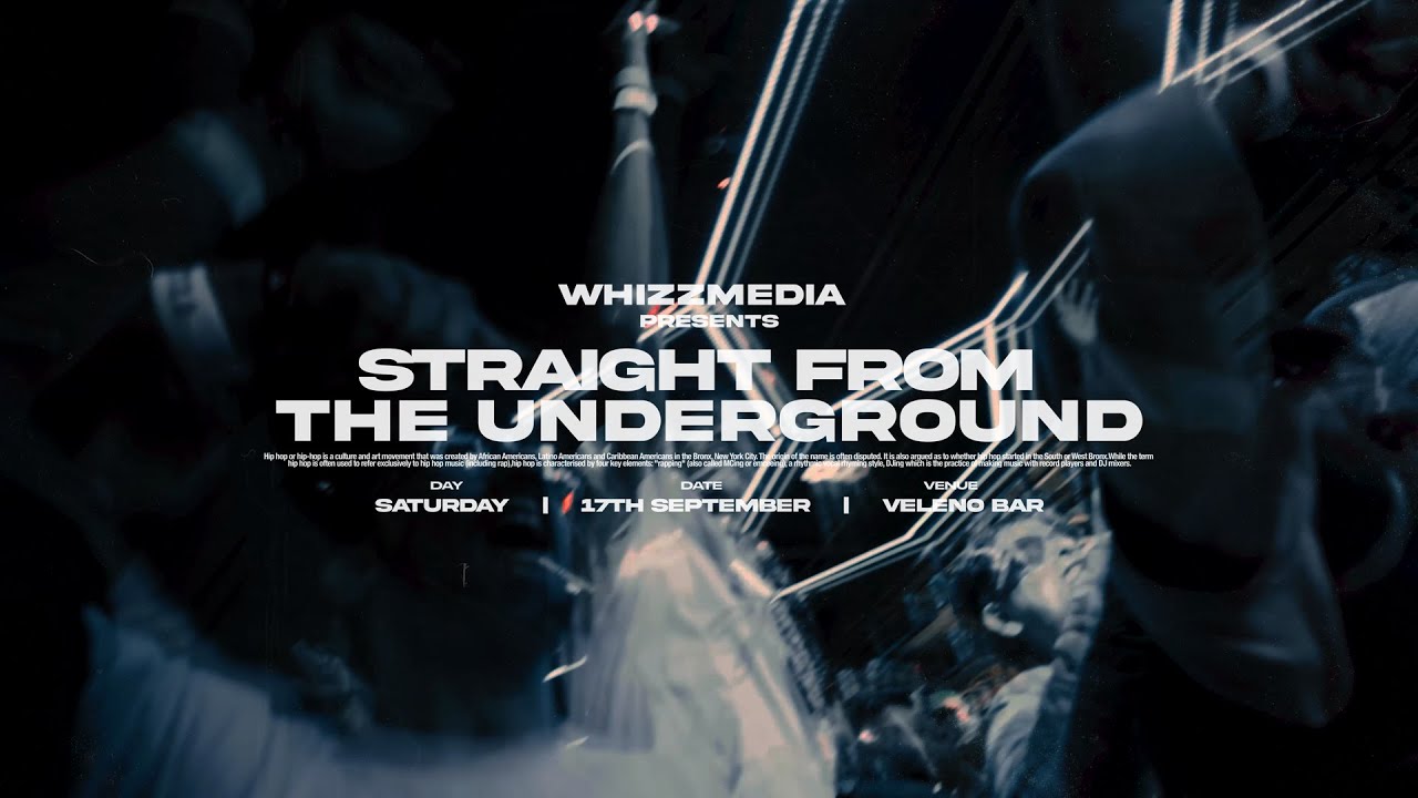 Straight from the underground - (Hiphop Aftermovie)