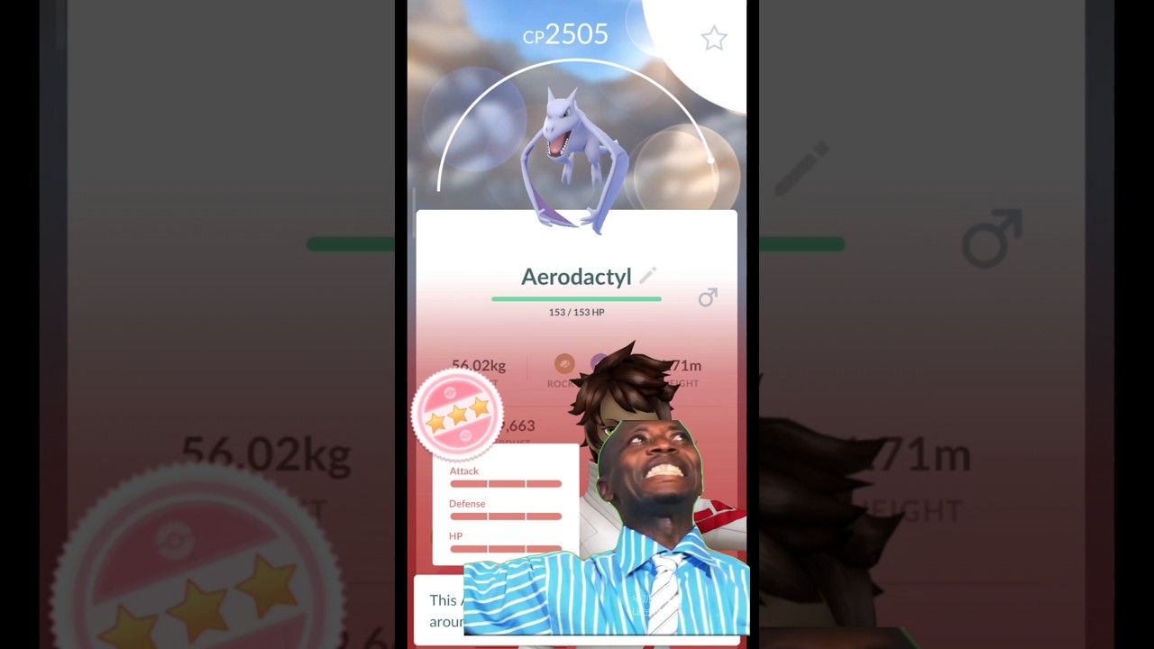 Got 2500+ CP Aerodactyl in wild | High CP hundo pokemon catching in wild