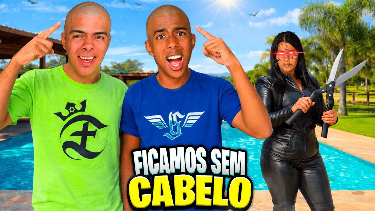 A CLONE MUDOU O VISUAL DO ESTEVÃO E DO GABRIEL?😱😢FICARAM SEM CABELO?