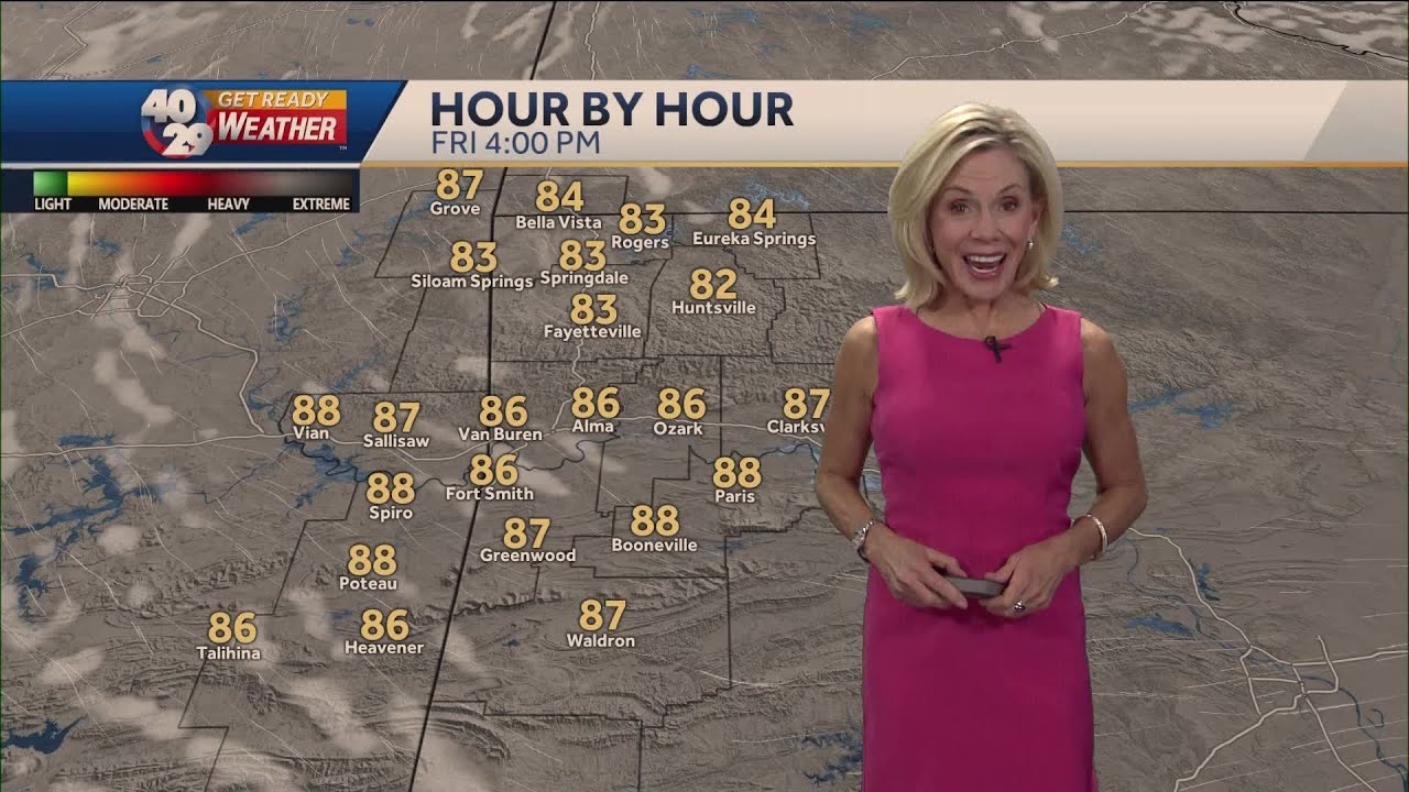 Temps Stay Very Warm Into the Weekend - YouTube