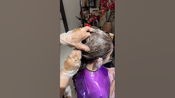 Dầu gội nhuộm tóc tạo bọt,  Chenglovehairs  #chenglovehair #daugoinhuombot #nhuomtoctainha