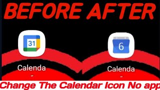 Change The Calendar Icon No app| Change The Calendar Icon| Calendar Icon Change| Calendar Icon| Day screenshot 1