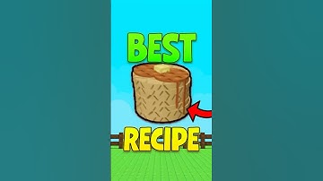 BEST RECIPE FOR PANCAKE STACKS #growagarden #roblox #shorts #gamtng