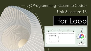 Unit-3 Lecture-13 for Loop