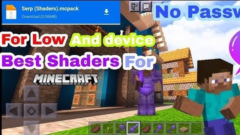 MCPE 1.17 Ultra Realistic Shaders ||  Minecraft pe no lag